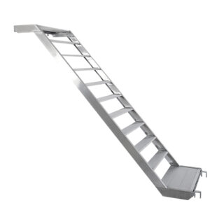 Aluminum Diagonal Ladder Wide Step 60cm